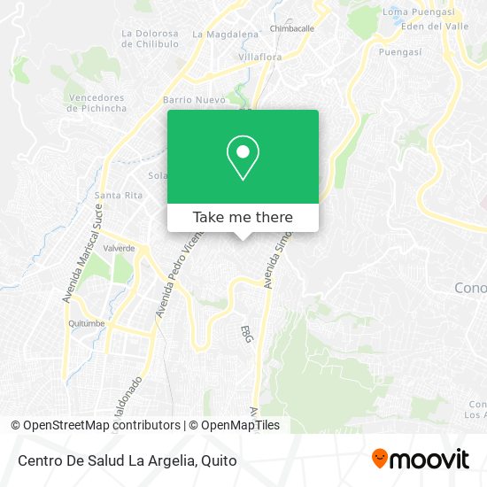 Centro De Salud La Argelia map