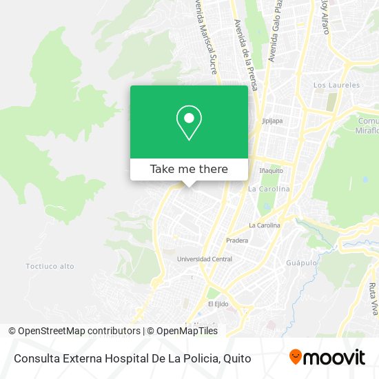 Consulta Externa Hospital De La Policia map