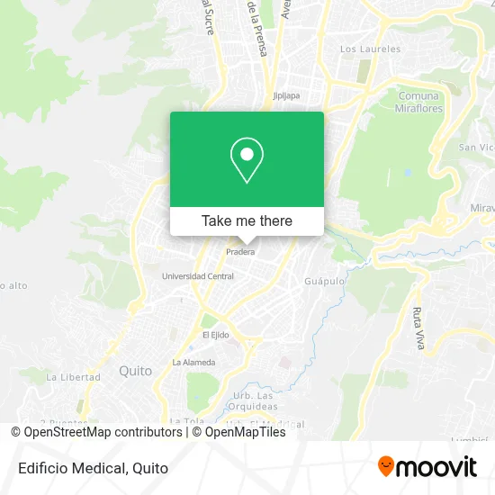 Edificio Medical map