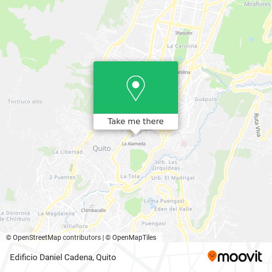 Mapa de Edificio Daniel Cadena
