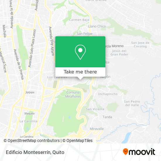 Edificio Monteserrín map