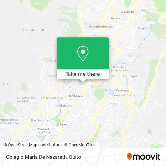 Colegio María De Nazareth map
