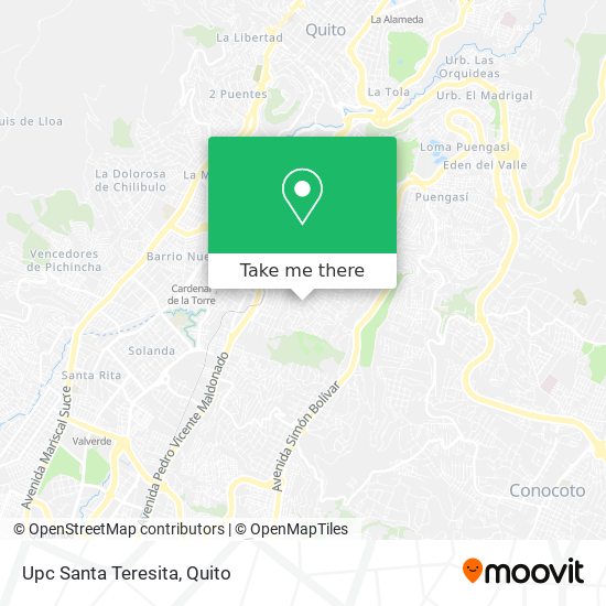 Upc Santa Teresita map