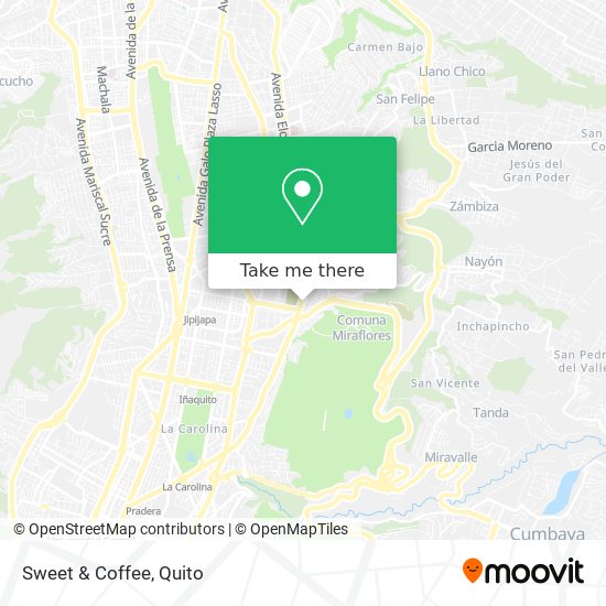 Sweet & Coffee map