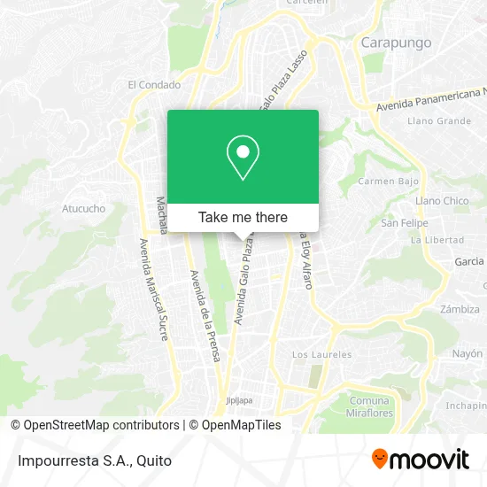 Impourresta S.A. map
