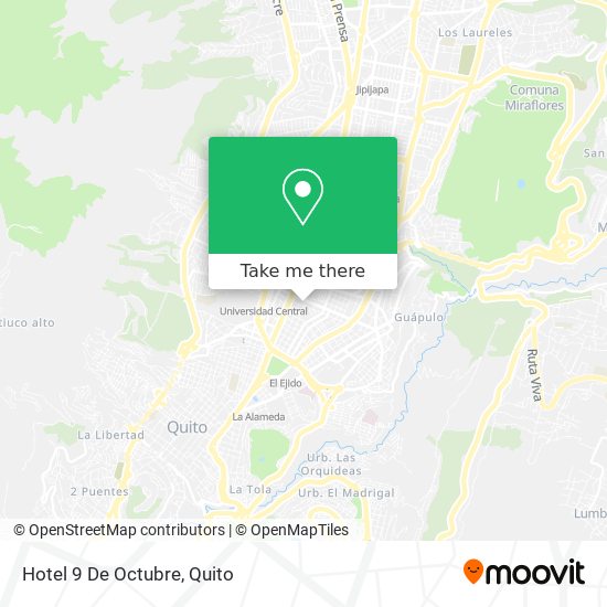 Hotel 9 De Octubre map