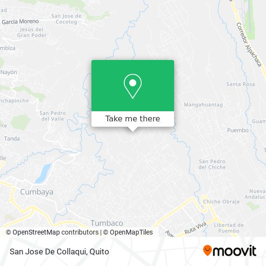 San Jose De Collaqui map