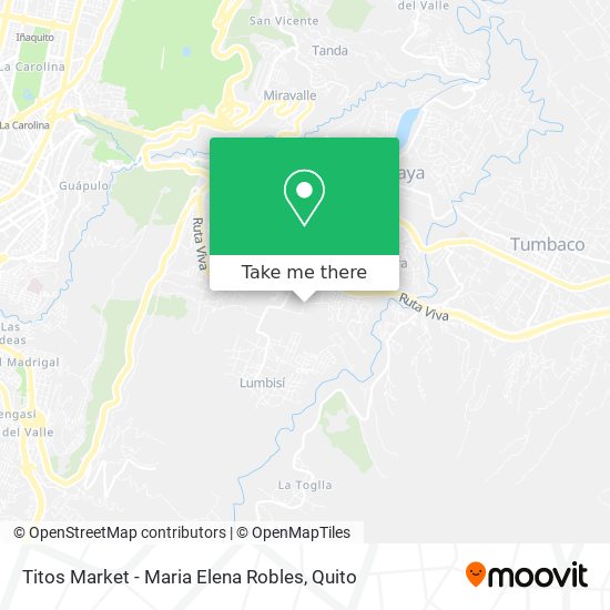 Mapa de Titos Market - Maria Elena Robles