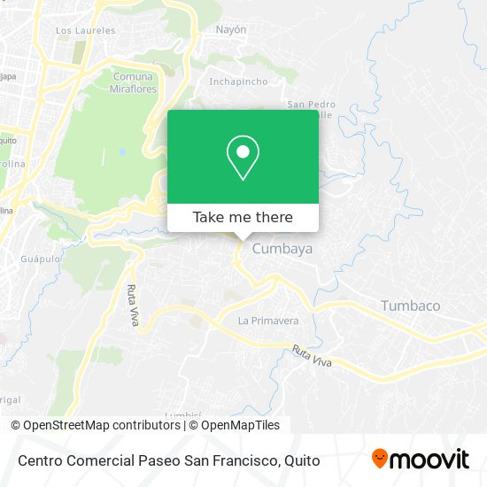 Centro Comercial Paseo San Francisco map