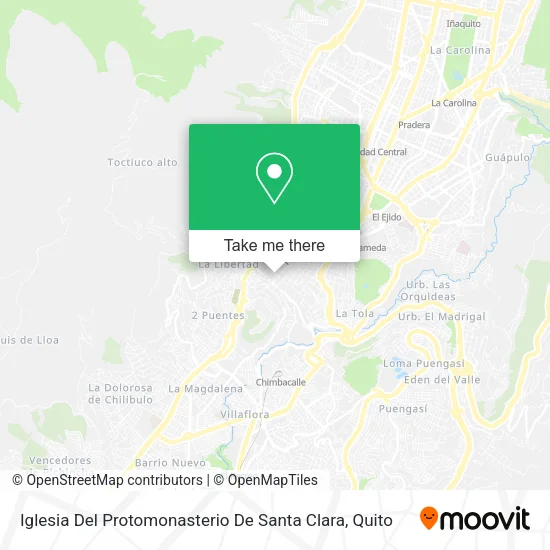 Iglesia Del Protomonasterio De Santa Clara map