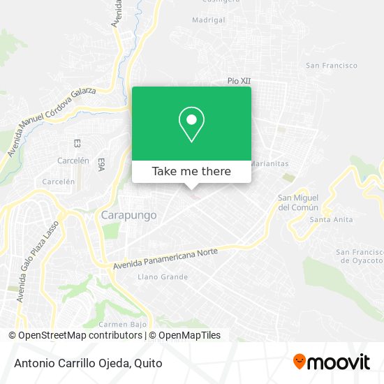 Antonio Carrillo Ojeda map