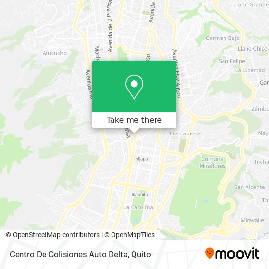 Centro De Colisiones Auto Delta map