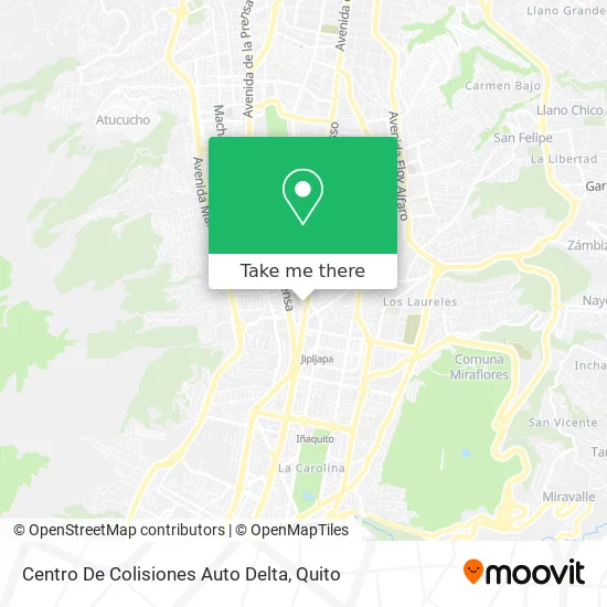 Centro De Colisiones Auto Delta map
