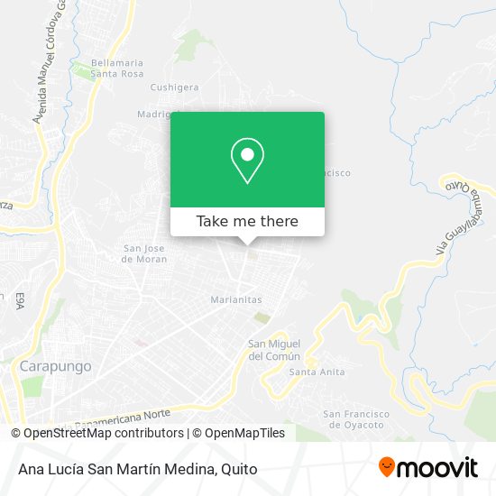 Ana Lucía San Martín Medina map