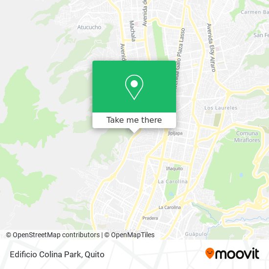 Edificio Colina Park map