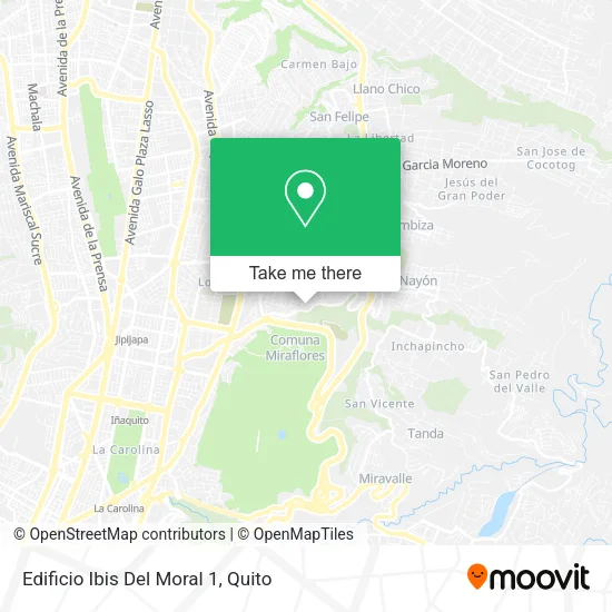 Edificio Ibis Del Moral 1 map