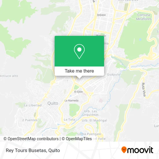 Rey Tours Busetas map