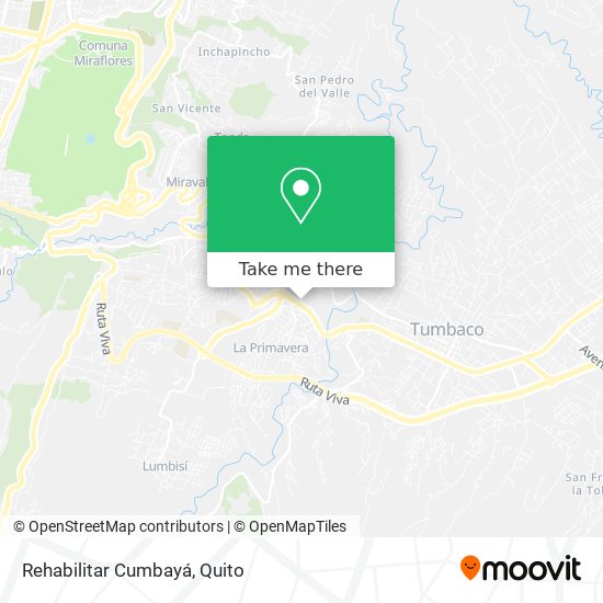 Mapa de Rehabilitar Cumbayá
