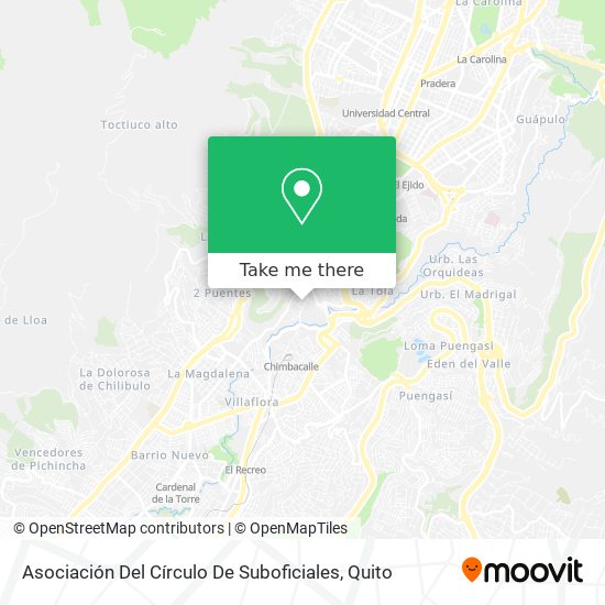 Asociación Del Círculo De Suboficiales map