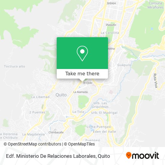Mapa de Edf. Ministerio De Relaciones Laborales