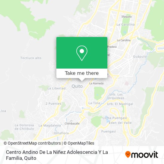 Centro Andino De La Niñez Adolescencia Y La Familia map