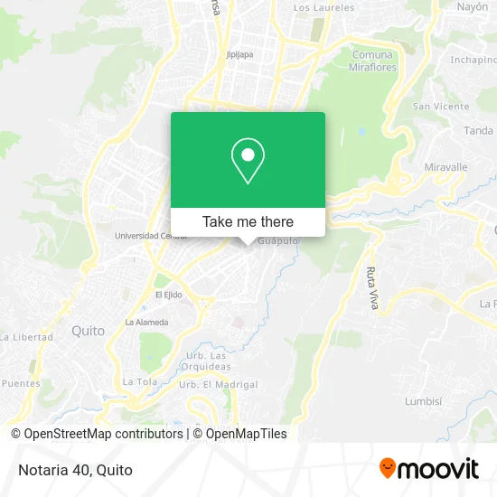 Notaria 40 map