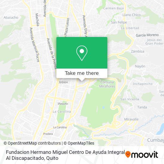 Fundacion Hermano Miguel Centro De Ayuda Integral Al Discapacitado map