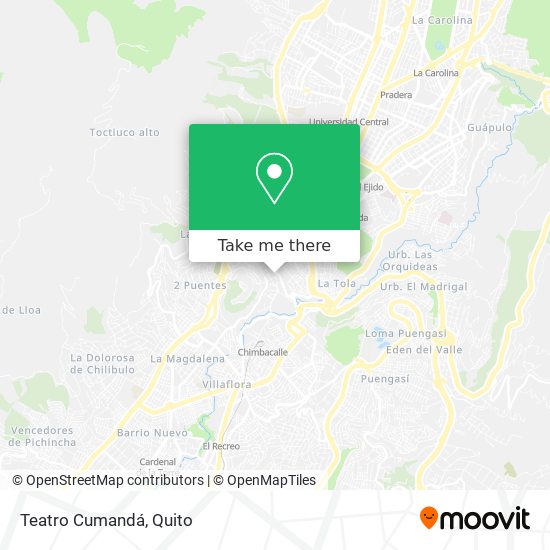 Mapa de Teatro Cumandá