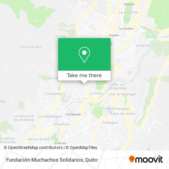 Fundación Muchachos Solidarios map