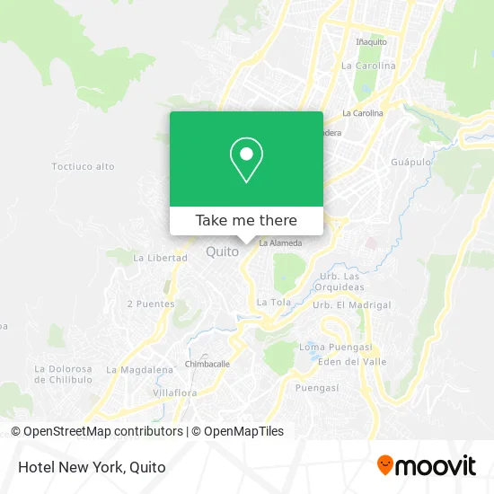 Hotel New York map