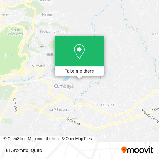 El Aromito map