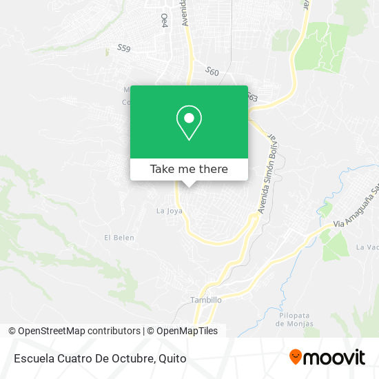 Escuela Cuatro De Octubre map