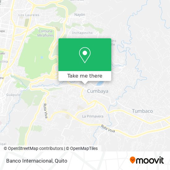 Mapa de Banco Internacional