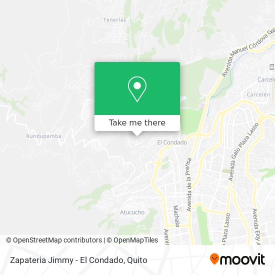 Zapateria Jimmy - El Condado map