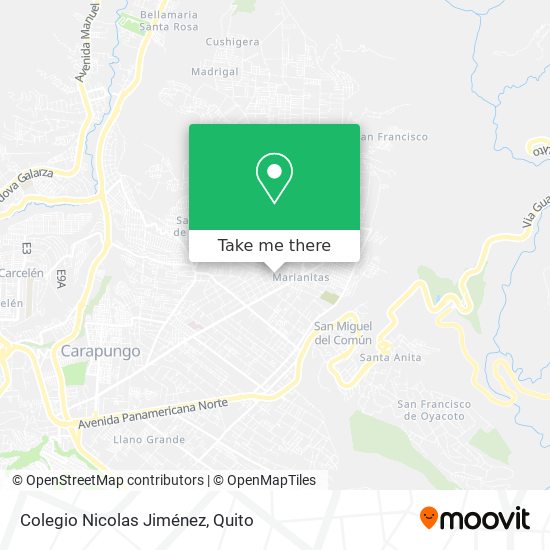 Colegio Nicolas Jiménez map