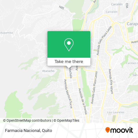 Mapa de Farmacia Nacional