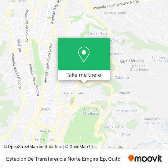 Estación De Transferencia Norte Emgirs-Ep map
