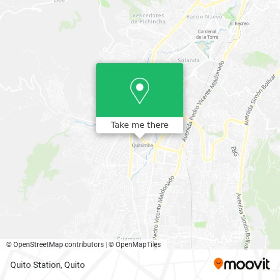 Quito Station map