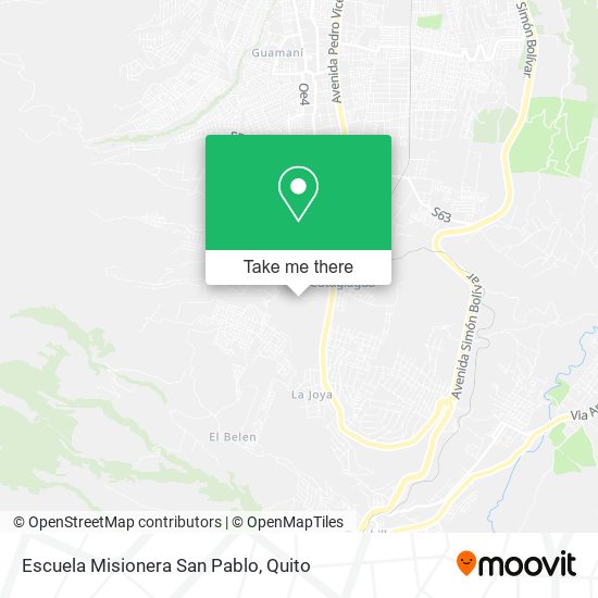 Escuela Misionera San Pablo map