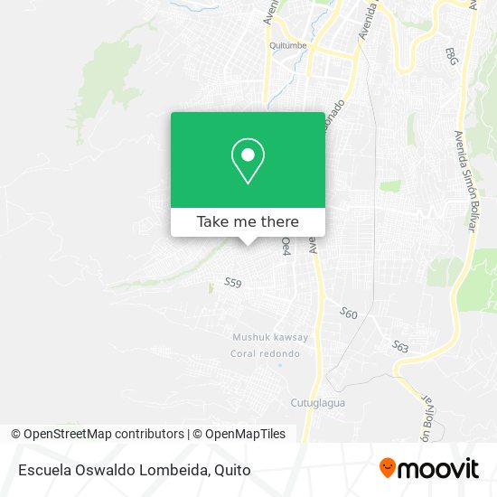 Mapa de Escuela Oswaldo Lombeida