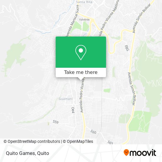 Quito Games map