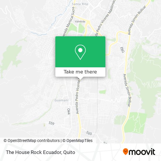 Mapa de The House Rock Ecuador