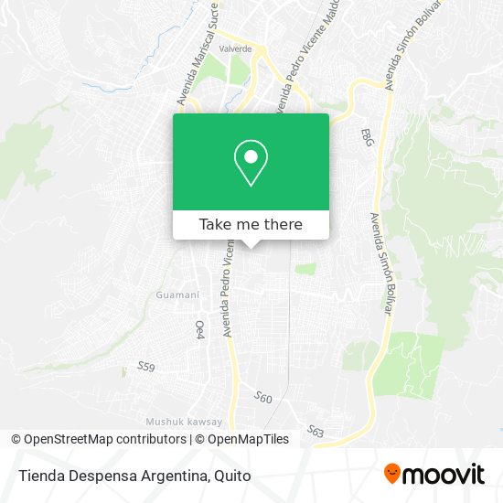 Tienda Despensa Argentina map
