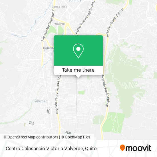 Centro Calasancio Victoria Valverde map