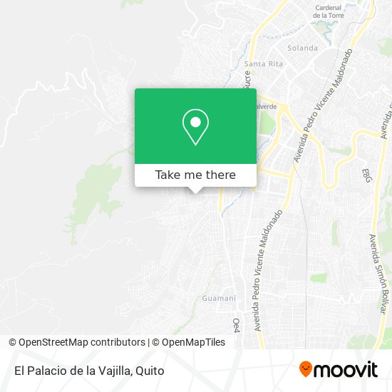 El Palacio de la Vajilla map
