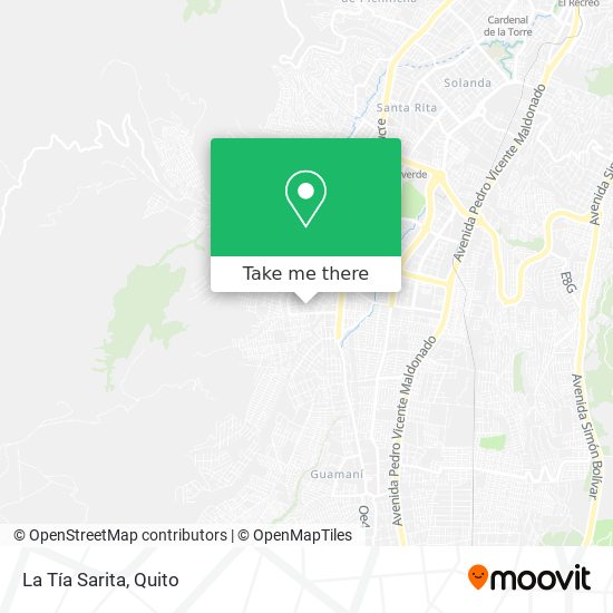 Mapa de La Tía Sarita