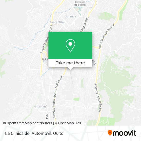 Mapa de La Clinica del Automovil
