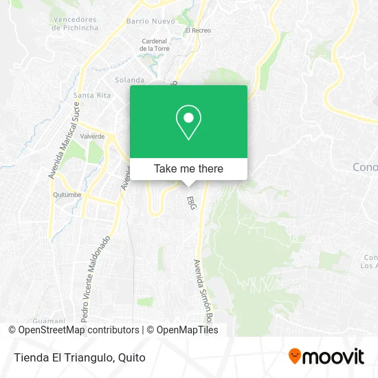 Tienda El Triangulo map