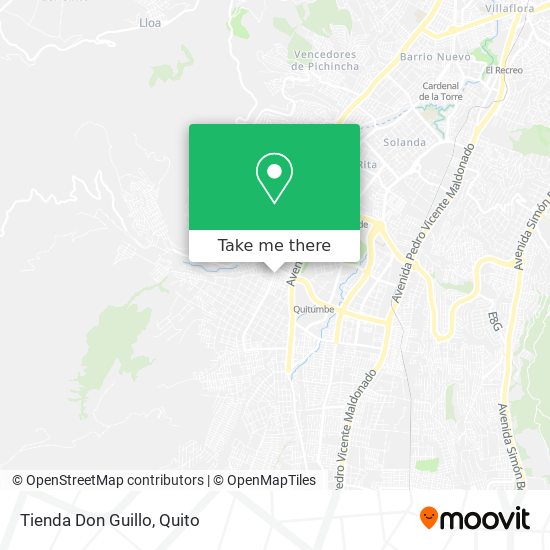 Mapa de Tienda Don Guillo