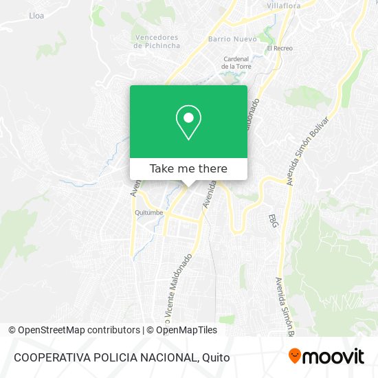 COOPERATIVA POLICIA NACIONAL map